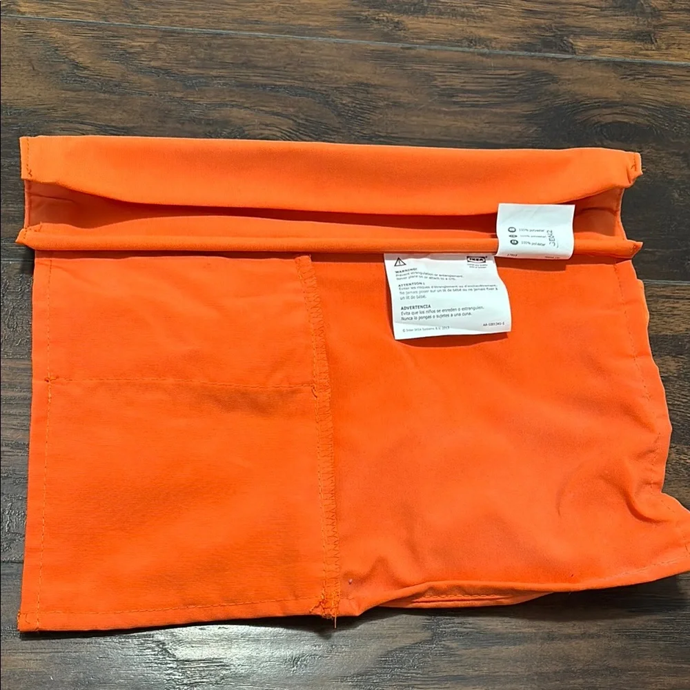 IKEA Orange Stickat Pocket Bed Organizer